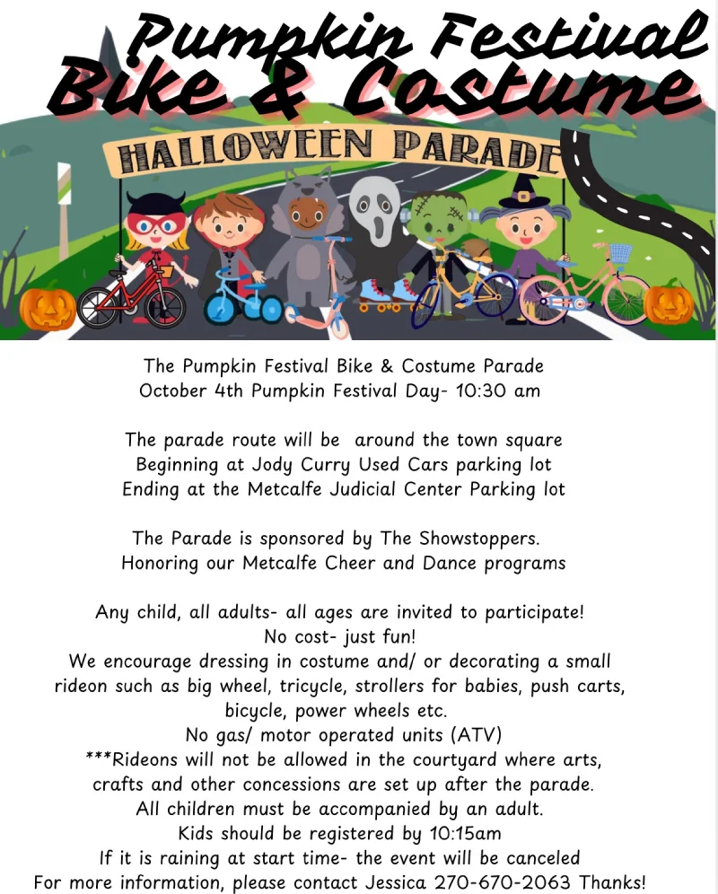 PF Bike & Costume Parade Update